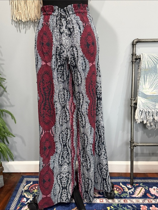 INTERMIX Pants - INTERMIX Boho Split Leg Wide Pants Paisley Print Small (P)